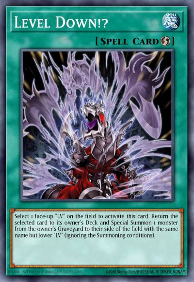 Level Down Common CDIP-EN046 Cyberdark Impact Yugioh card