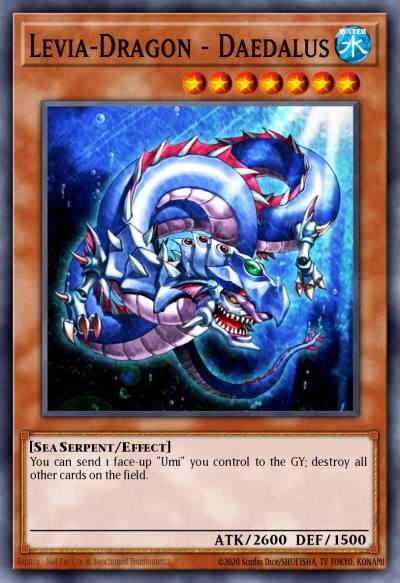 Levia-Dragon - Daedalus Ultra Rare DR2-EN084 Dark Revelation Volume 2 Yugioh card