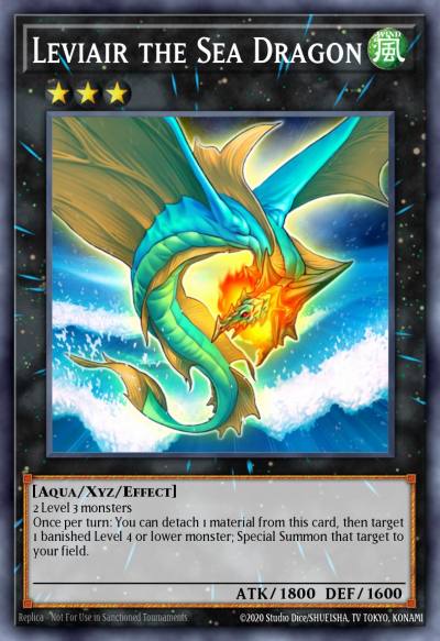 Leviair the Sea Dragon Shatterfoil Rare BP03-EN117 Battle Pack 3 Monster League Yugioh card