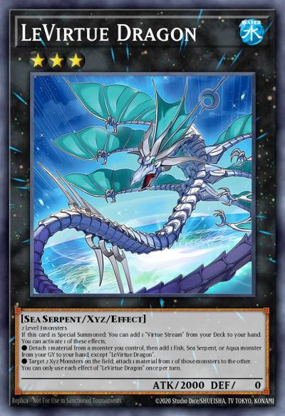 LeVirtue Dragon Ultra Rare MP25-EN249 2025 Mega-Pack Tin Yugioh card