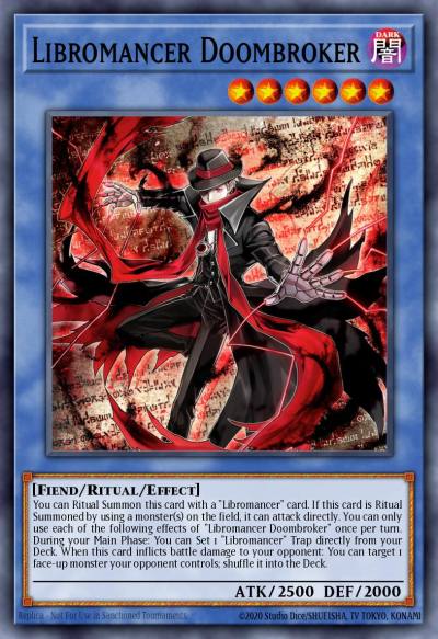 Libromancer Doombroker Common MP23-EN047 25th Anniversary Tin Dueling Heroes Mega Pack Yugioh card