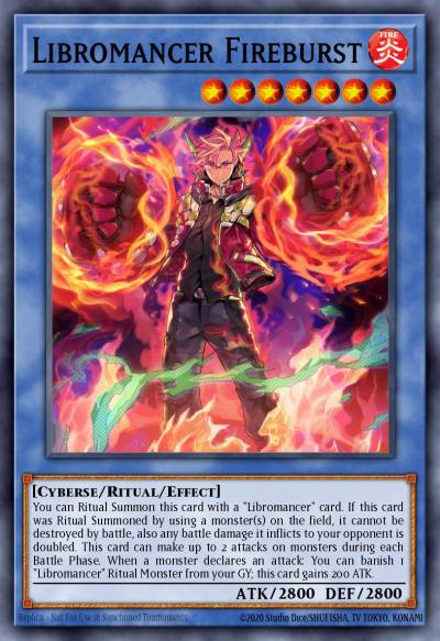 Libromancer Fireburst Common MP23-EN112 25th Anniversary Tin Dueling Heroes Mega Pack Yugioh card