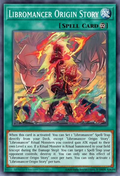 Libromancer Origin Story Ultra Rare CYAC-EN063 Cyberstorm Access Yugioh card