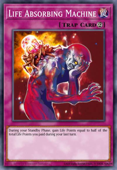 Life Absorbing Machine Common CP07-EN013 Champion Pack Game Seven Yugioh card