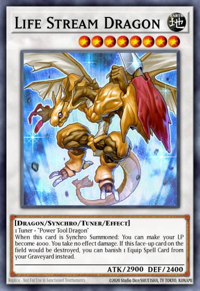 Life Stream Dragon Ultimate Rare EXVC-EN038 Extreme Victory Yugioh card