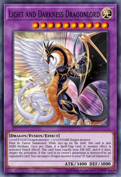 Light and Darkness Dragonlord Starlight Rare MP25-EN009 2025 Mega-Pack Tin Yugioh card