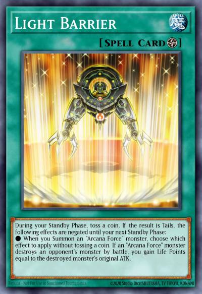 Light Barrier Rare LODT-EN051 Light of Destruction Yugioh card