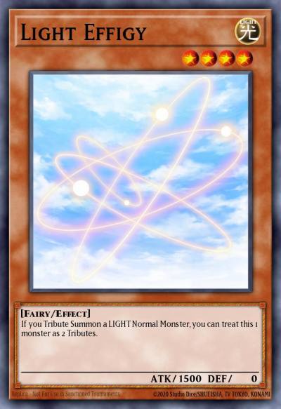 Light Effigy Common TAEV-EN037 Tactical Evolution Yugioh card