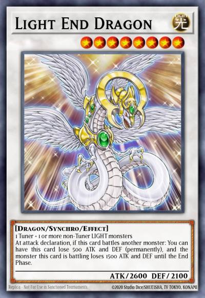 Light End Dragon Ultra Rare LCGX-EN189 Legendary Collection 2 The Duel Academy Years Mega Pack Yugioh card