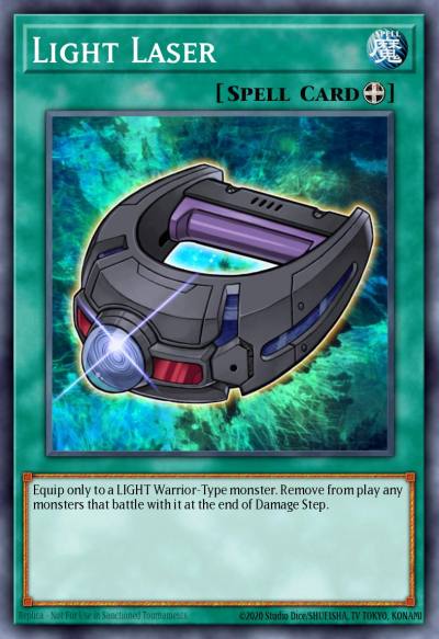 Light Laser Super Rare DP03-EN025 Duelist Pack Jaden Yuki 2 Yugioh card