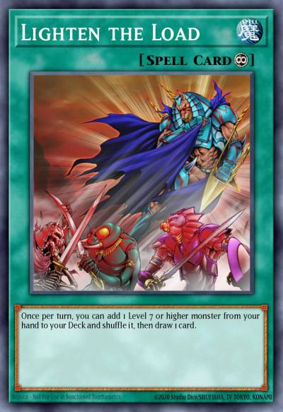Lighten the Load Common DR3-EN107 Dark Revelation Volume 3 Yugioh card