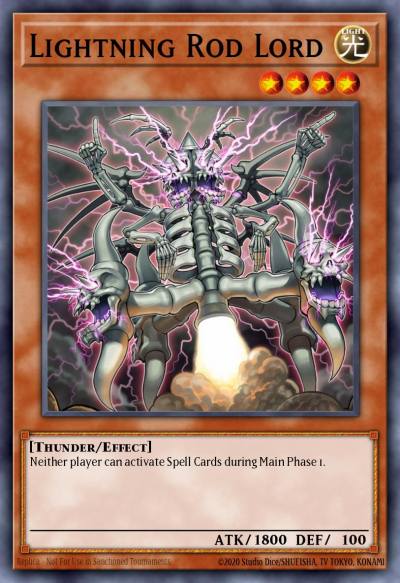 Lightning Rod Lord Super Rare MP15-EN216 2015 Mega-Tin Mega Pack Yugioh card