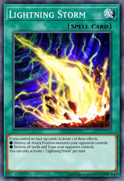 Lightning Storm Prismatic Secret Rare MP22-EN253 2022 Tin of the Pharaohs Gods Yugioh card