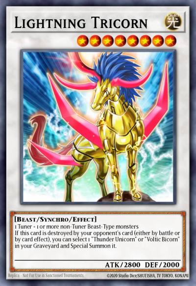 Lightning Tricorn Ultimate Rare DREV-EN042 Duelist Revolution Yugioh card