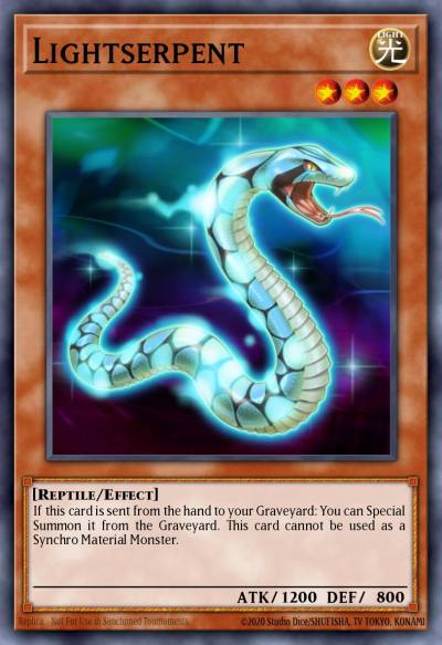 Lightserpent Rare ANGU-EN044 Ancient Guardians Yugioh card