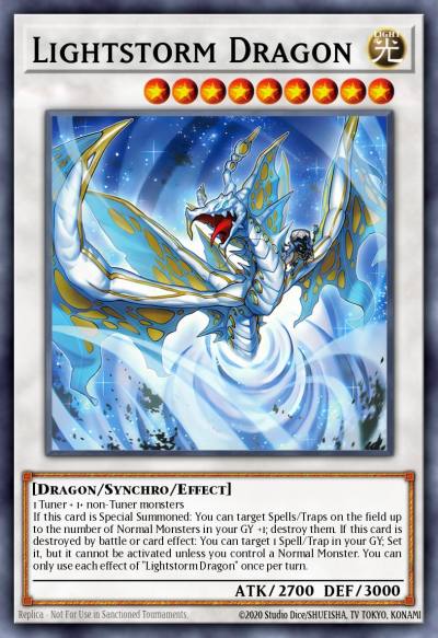 Lightstorm Dragon Common SUDA-EN043 Supreme Darkness Yugioh card