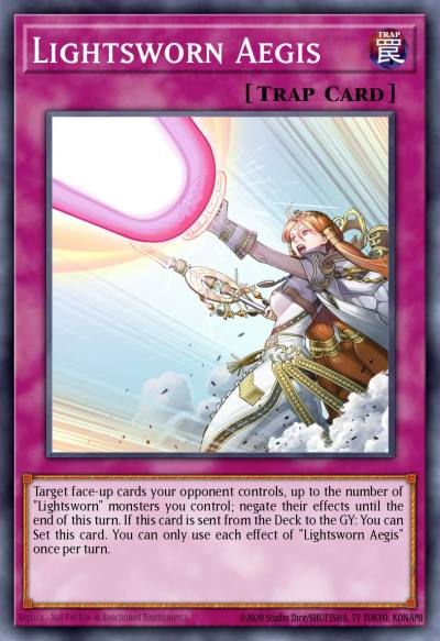 Lightsworn Aegis Common MP25-EN364 2025 Mega-Pack Tin Yugioh card