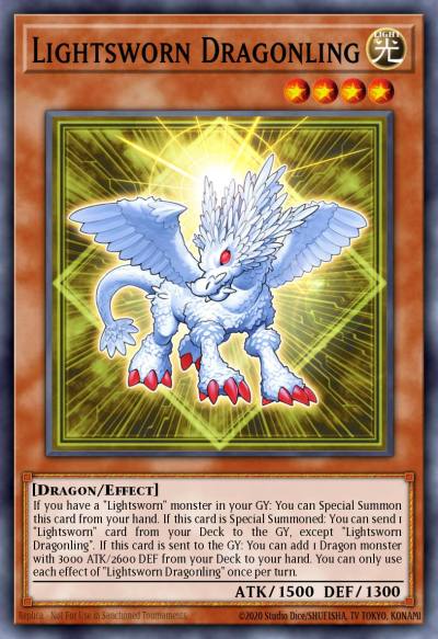 Lightsworn Dragonling Prismatic Secret Rare MP25-EN066 2025 Mega-Pack Tin Yugioh card
