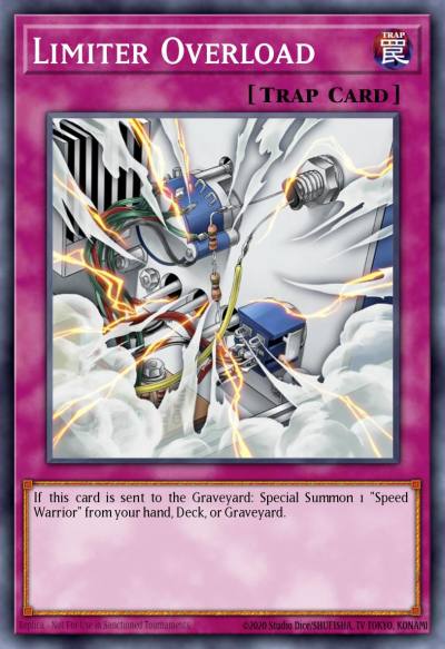 Limiter Overload Super Rare DP08-EN030 Duelist Pack Yusei Yugioh card