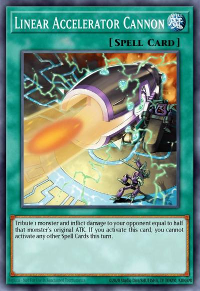 Linear Accelerator Cannon Common CDIP-EN042 Cyberdark Impact Yugioh card