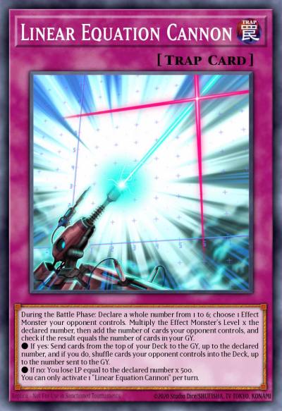 Linear Equation Cannon Common BLVO-EN080 Blazing Vortex Yugioh card