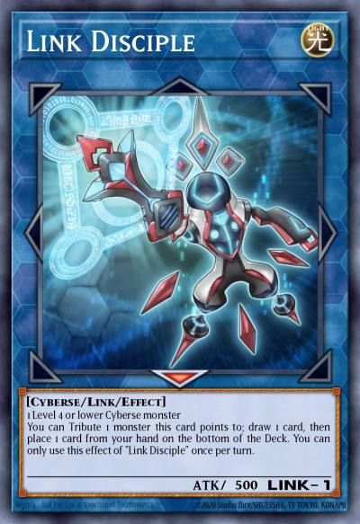 Link Disciple Rare CYHO-EN098 Cybernetic Horizon Yugioh card