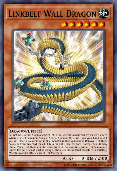 Linkbelt Wall Dragon Common MP18-EN174 2018 Mega-Tin Mega Pack Yugioh card