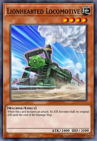 Lionhearted Locomotive Super Rare DRLG-EN036 Dragons of Legend Yugioh card