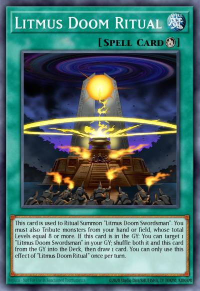 Litmus Doom Ritual Ultra Rare BLRR-EN014 Battles of Legend Relentless Revenge Yugioh card