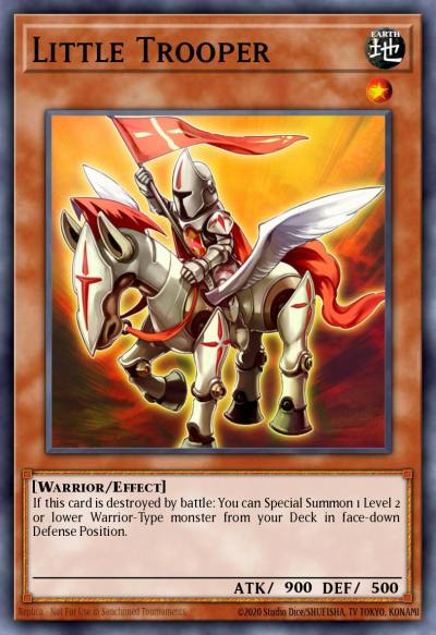 Little Trooper Common REDU-EN032 Return of the Duelist Yugioh card