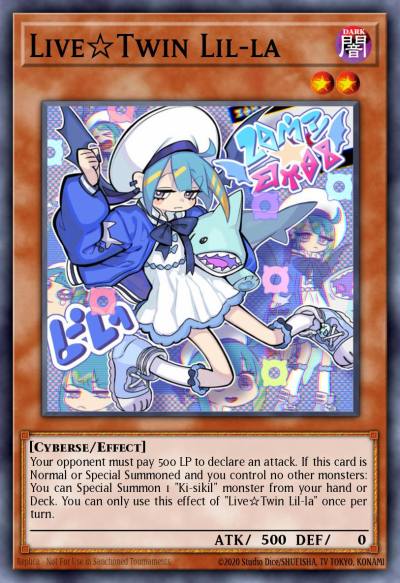 Live☆Twin Lil-la Collector's Rare GEIM-EN014 Genesis Impact Yugioh card