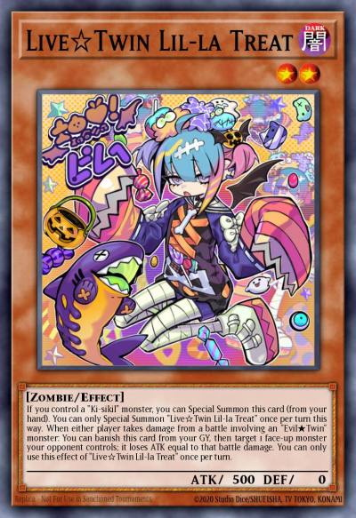 Live☆Twin Lil-la Treat Super Rare MP22-EN015 2022 Tin of the Pharaohs Gods Yugioh card