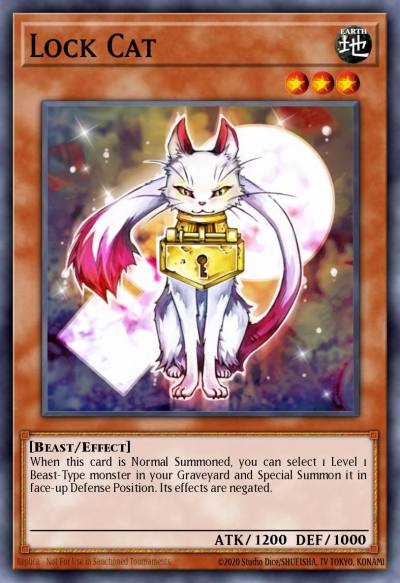 Lock Cat Common DREV-EN033 Duelist Revolution Yugioh card