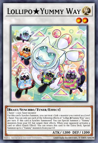 Lollipo★Yummy Way Rare JUSH-EN021 Justice Hunters Yugioh card