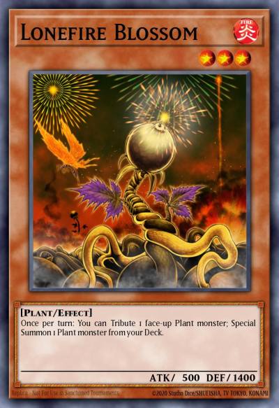 Lonefire Blossom Super Rare RA01-EN002 25th Anniversary Rarity Collection Yugioh card