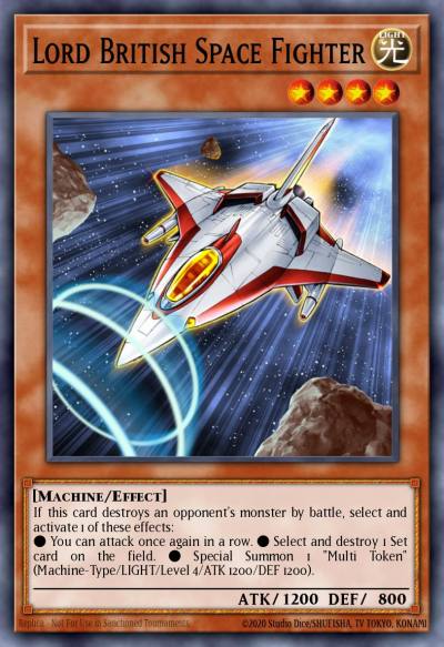 Lord British Space Fighter Common OP16-EN019 OTS Tournament Pack 16 Yugioh card