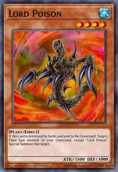 Lord Poison Common BP03-EN009 Battle Pack 3 Monster League Yugioh card