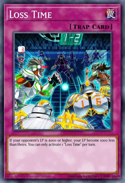 Loss Time Common SAST-EN080 Savage Strike Yugioh card