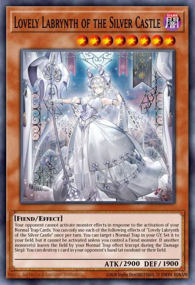 Lovely Labrynth of the Silver Castle Prismatic Secret Rare MP23-EN226 25th Anniversary Tin Dueling Heroes Mega Pack Yugioh card