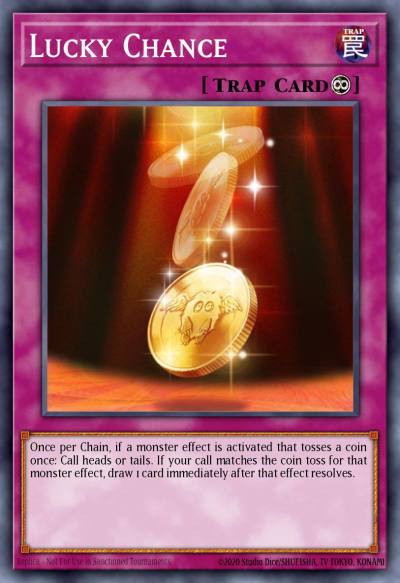 Lucky Chance Common LODT-EN078 Light of Destruction Yugioh card