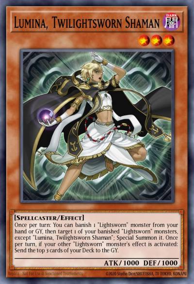 Lumina Twilightsworn Shaman Secret Rare MP18-EN052 2018 Mega-Tin Mega Pack Yugioh card