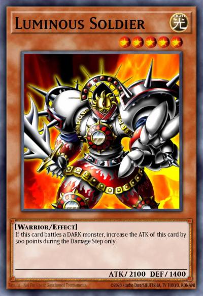 Luminous Soldier Common DB2-EN113 Dark Beginning 2 Yugioh card