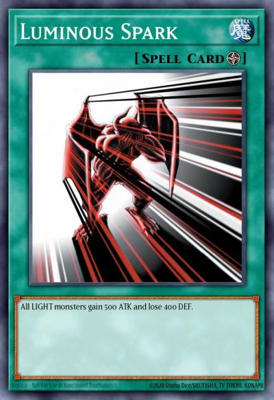 Luminous Spark Common DB1-EN063 Dark Beginning 1 Yugioh card