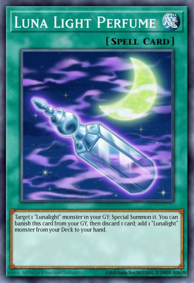 Luna Light Perfume Common LED4-EN055 Legendary Duelists Sisters of the Rose Yugioh card
