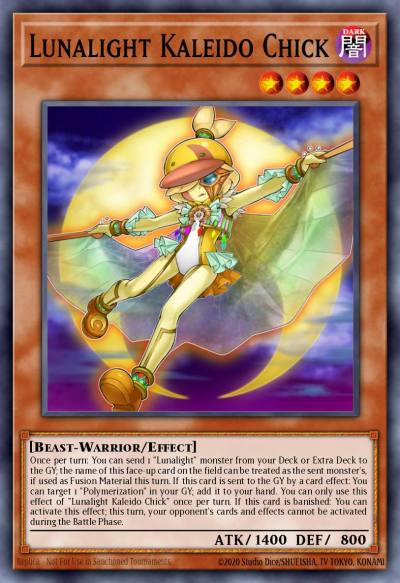 Lunalight Kaleido Chick Common MP18-EN164 2018 Mega-Tin Mega Pack Yugioh card