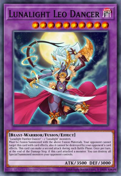 Lunalight Leo Dancer Common LED4-EN054 Legendary Duelists Sisters of the Rose Yugioh card
