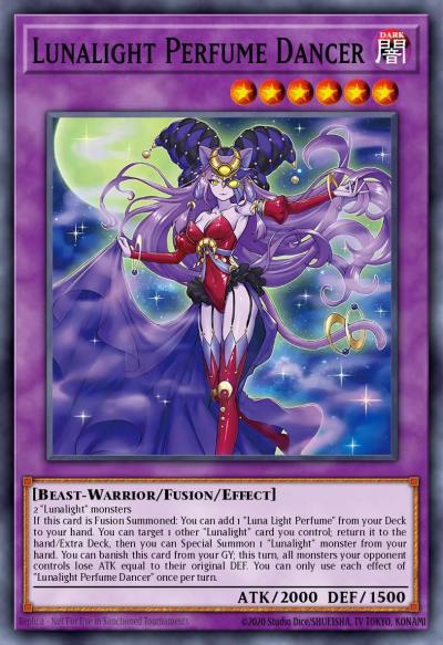 Lunalight Perfume Dancer Super Rare DUAD-EN031 Duelists Advance Yugioh card