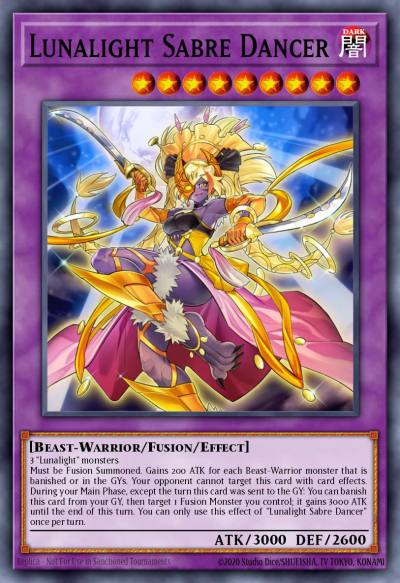 Lunalight Sabre Dancer Common LDS2-EN129 Legendary Duelists Season 2 Yugioh card