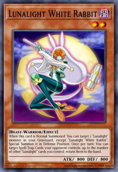 Lunalight White Rabbit Common SHVI-EN010 Shining Victories Yugioh card