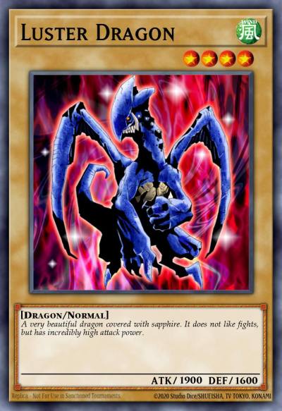 Luster Dragon Common BP02-EN001 Battle Pack 2 War of the Giants Yugioh card